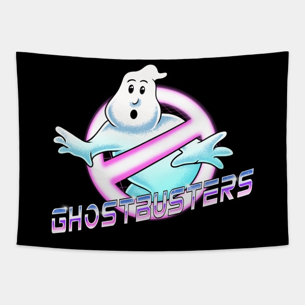 Ghostbusters Logo Tapestry by asterami