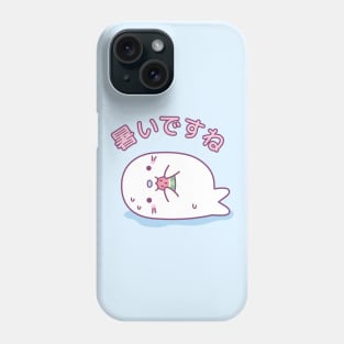 Cute White Seal Eating Watermelon Its Hot Phone Case