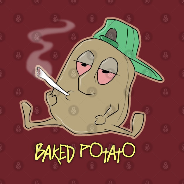 baked potato by bobgoodallart