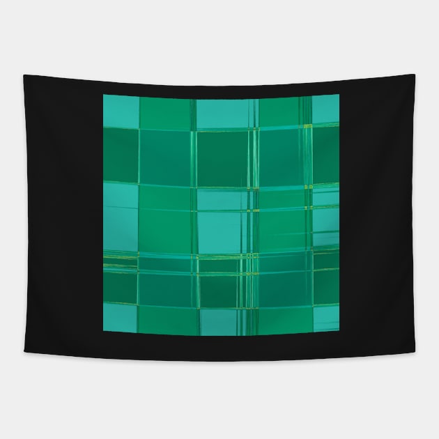 Hipster Plaid Two Tapestry by aldersmith