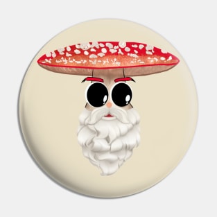 Santa Muscaria Pin