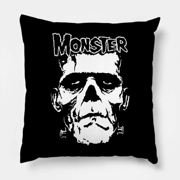 Frankenskull Pillow by Samhain1992