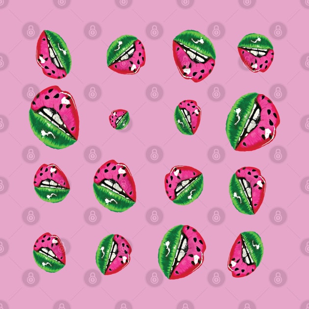 melon lips pattern by lazykitty