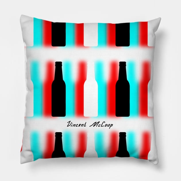 Bottles  gipnouze Pillow by Vince_McCoop