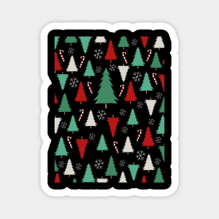 New Year 2024 Holiday Vibes Pattern Magnet