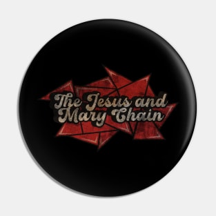 The Jesus and Mary Chain - Red Diamond Pin