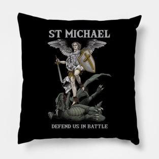 Saint Michael the Archangel defend us in battle Pillow