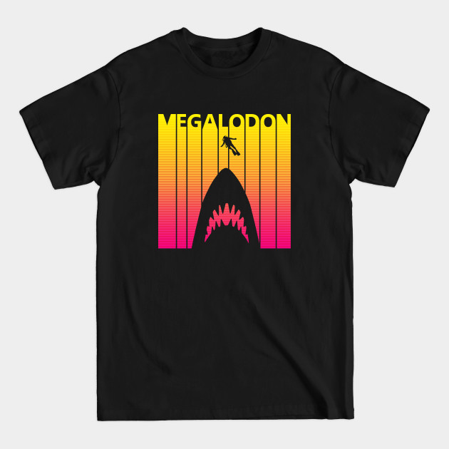 Disover Vintage Retro Megalodon Gift - Megalodon - T-Shirt