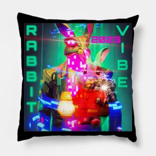 Cyber Bunny Pillow
