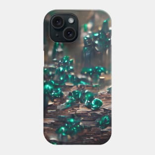 Shiny emeralds Phone Case