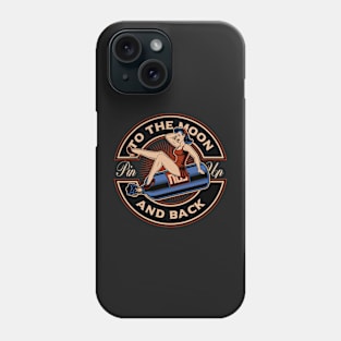 To the moon and back Phone Case