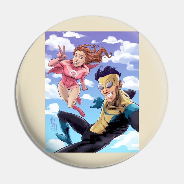 Atom Eve and Invincible Pin by markodjeska