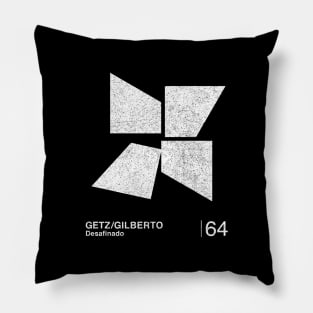 Desafinado / Minimalist Graphic Fan Artwork Design Pillow