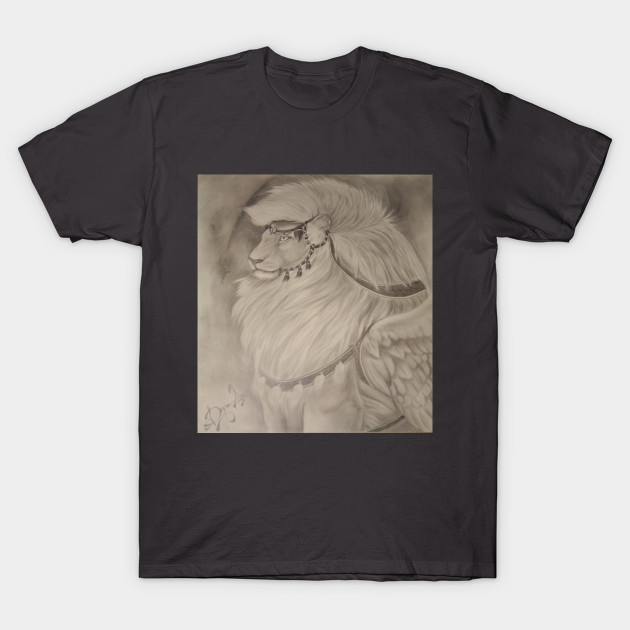 Lion Lion Mythical Beast Pencil Drawing T Shirt Teepublic