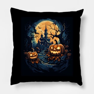 Ghosts and goblins roam tonight Pillow