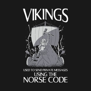 Funny History Norse Mythology Joke for a Historian Teacher T-Shirt