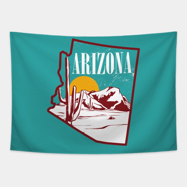 Arizona Landscape Tapestry by LR_Collections