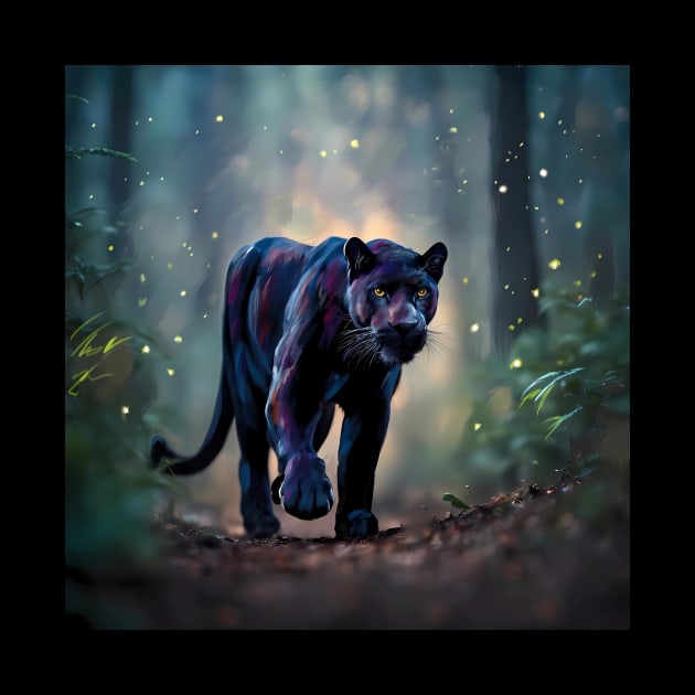 Bagheera the black panther by Grahamgc