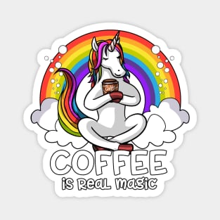 Unicorn Coffee Magnet