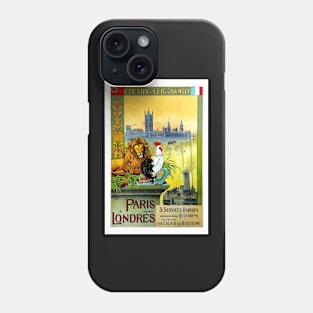 Paris a Londres,Chemin de Fer du Nord Phone Case