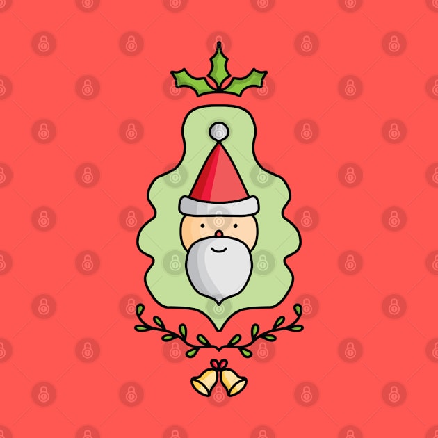 Cute Cartoon Santa Claus, christmas season by Twist Design