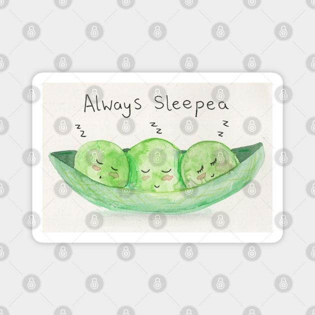 Always sleepea Magnet by Charlotsart