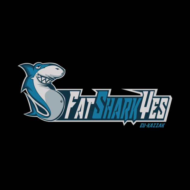 FatSharkYes small Shark+text by Tusn