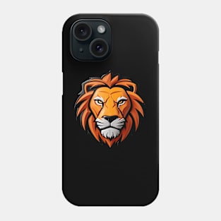 3D Lion Face | T Shirt Design Phone Case