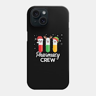 Pharmacy Crew Pills Merry Christmas Santa Funny Pharmacist Phone Case