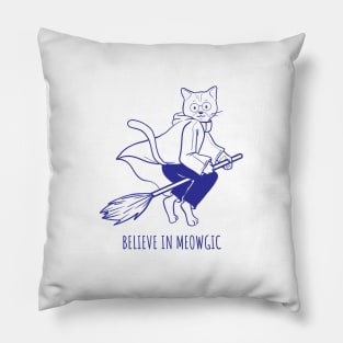 Believe in Meowgic Pillow