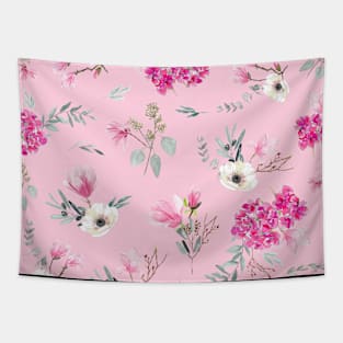 Pink Pattern Tapestry