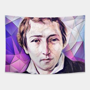 Heinrich Heine Pink Portrait | Heinrich Heine Artwork 8 Tapestry