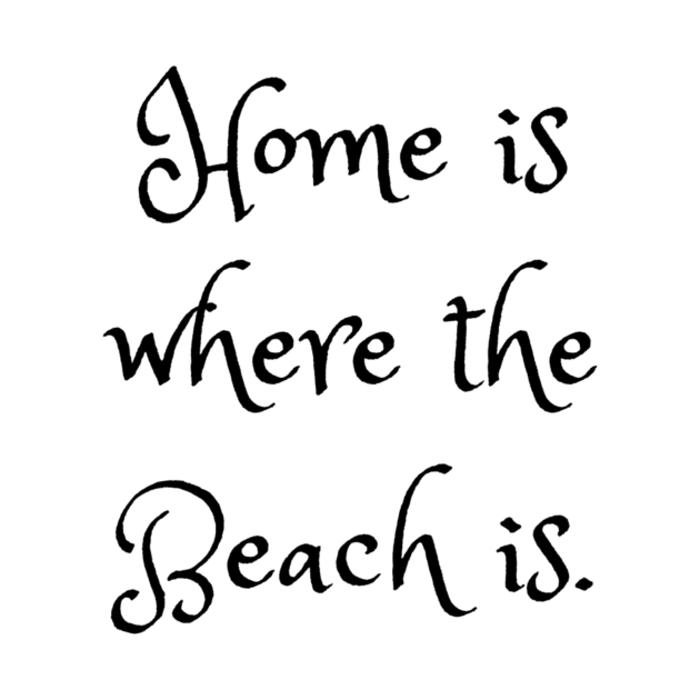 Home Is Where The Beach Is by Siraj Decors