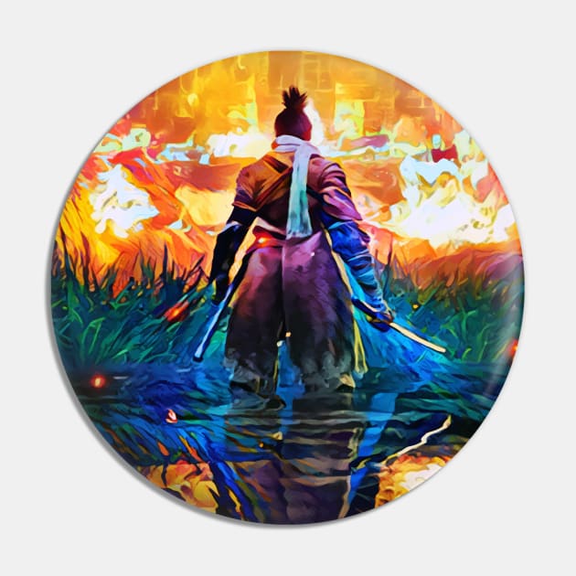 Sekiro In Flames Pin by Christian94