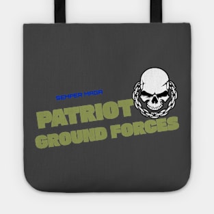 TRUMP-SEMPER-MAGA-PATRIOT-GROUND FORCE-T-SHIRT Tote