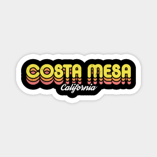 Retro Costa Mesa Magnet