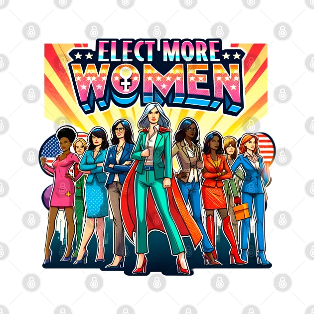 Elect More Women - Diverse Leadership by PuckDesign