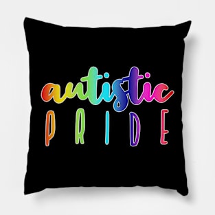 autistic pride Pillow