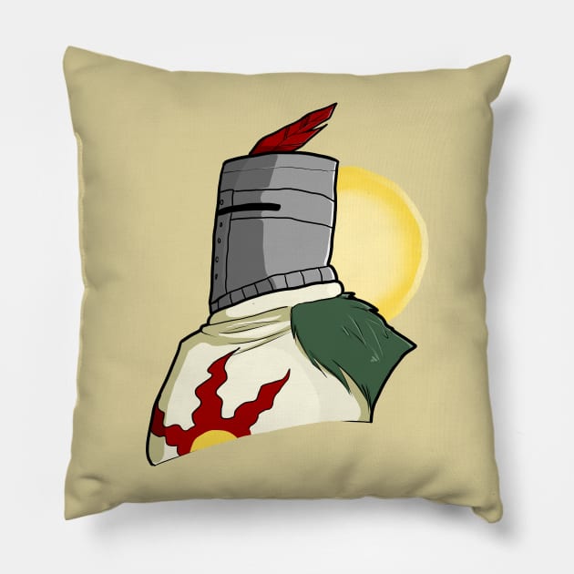 Praise the Sun Pillow by MooseNGoose