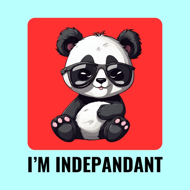 I'm Indepandant | Panda Pun by Allthingspunny