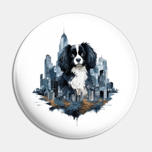 Cavalier King Charles Dog Pet Animal Beauty Nature City Discovery Pin