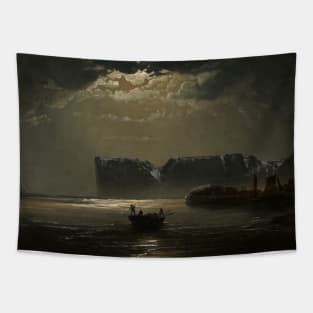 The North Cape by Moonlight by Peder Balke Tapestry