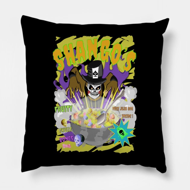 SHANGO’S SUGAR SNAPS Pillow by Ace13creations