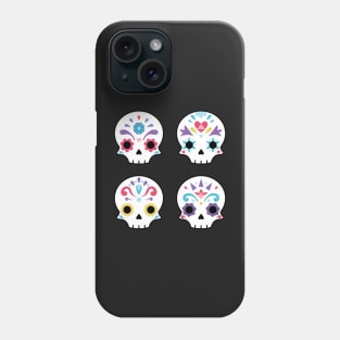 Cute sugar skull pattern Phone Case