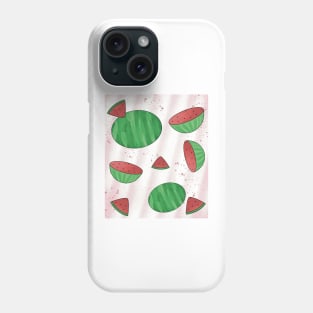 Cute Watermelon Repeated Design Phone Case