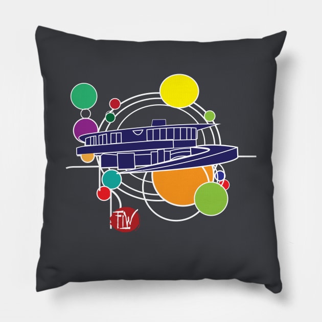 Retro Graphic design Pillow by silvercloud