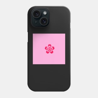 pink hibiscus aura print Phone Case