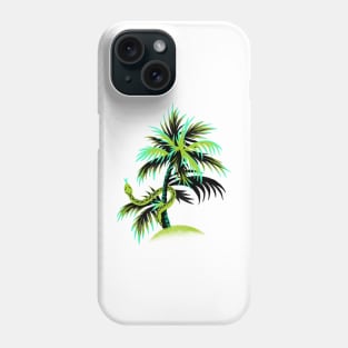 Snake Palms - Green Phone Case