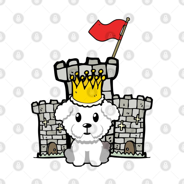 Cute furry dog is king of the castle by Pet Station