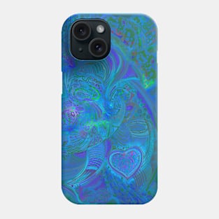 Abstract love v 4 Phone Case
